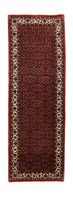 Loper Perzisch tapijt - Bijar - 230 x 78 cm - wijnrood