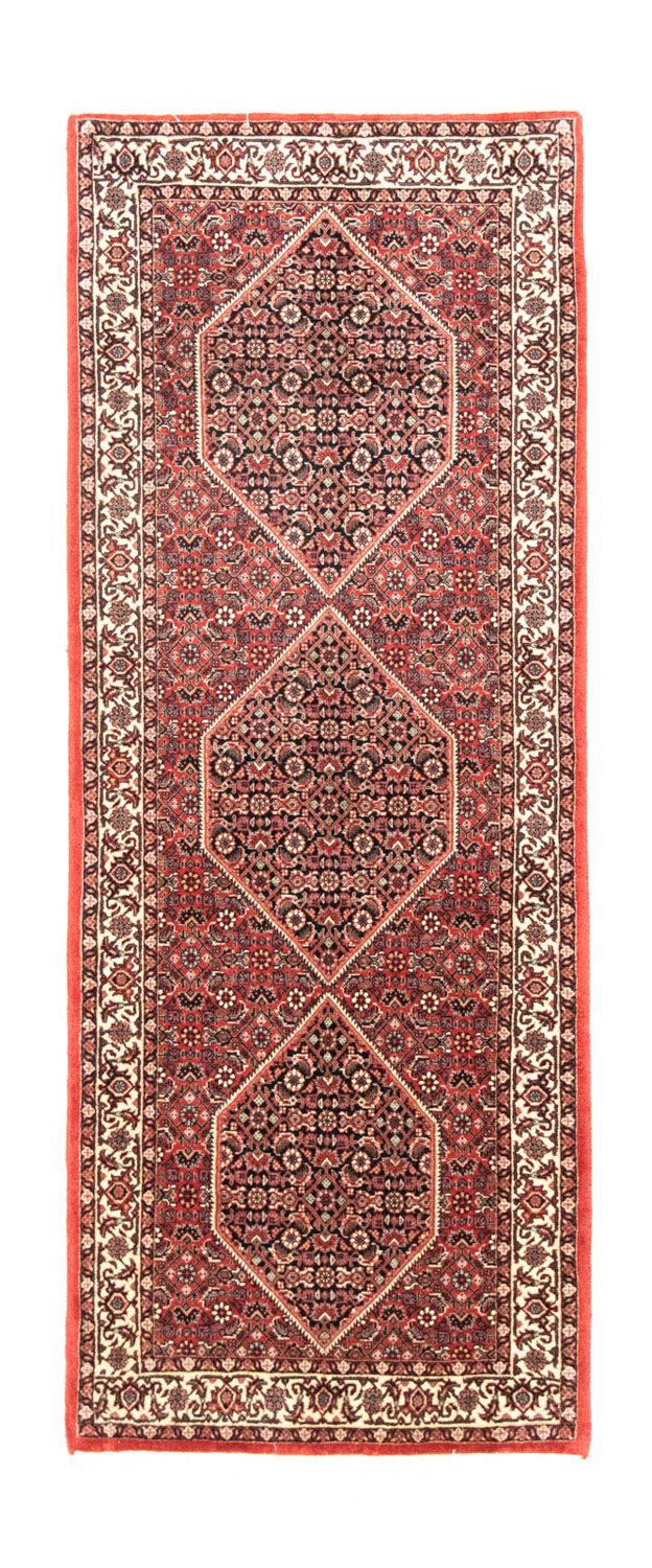 Loper Perzisch tapijt - Bijar - 195 x 75 cm - rood