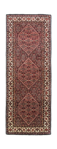 Loper Perzisch tapijt - Bijar - 200 x 75 cm - rood