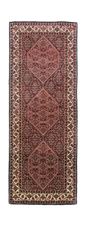 Loper Perzisch tapijt - Bijar - 200 x 75 cm - rood