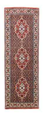 Loper Perzisch tapijt - Bijar - 215 x 73 cm - blauw