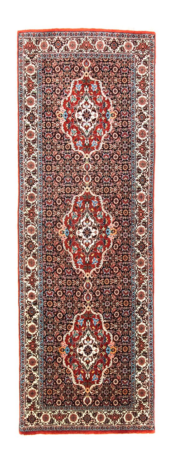 Loper Perzisch tapijt - Bijar - 215 x 73 cm - blauw