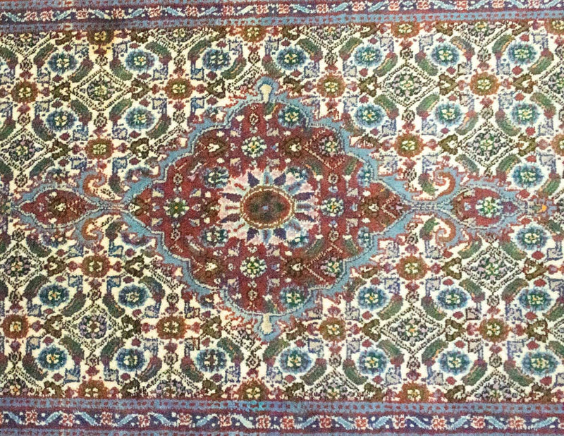 Loper Perzisch tapijt - Klassiek - 295 x 80 cm - veelkleurig