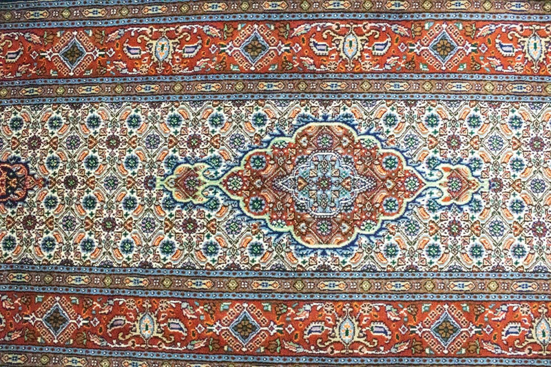 Loper Perzisch tapijt - Klassiek - 300 x 80 cm - beige