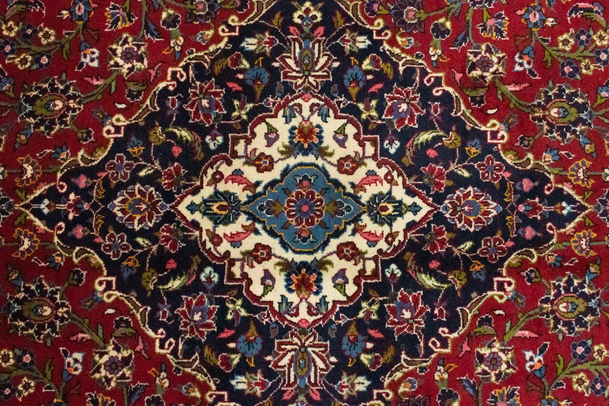 Perzisch tapijt - Keshan - 368 x 250 cm - rood