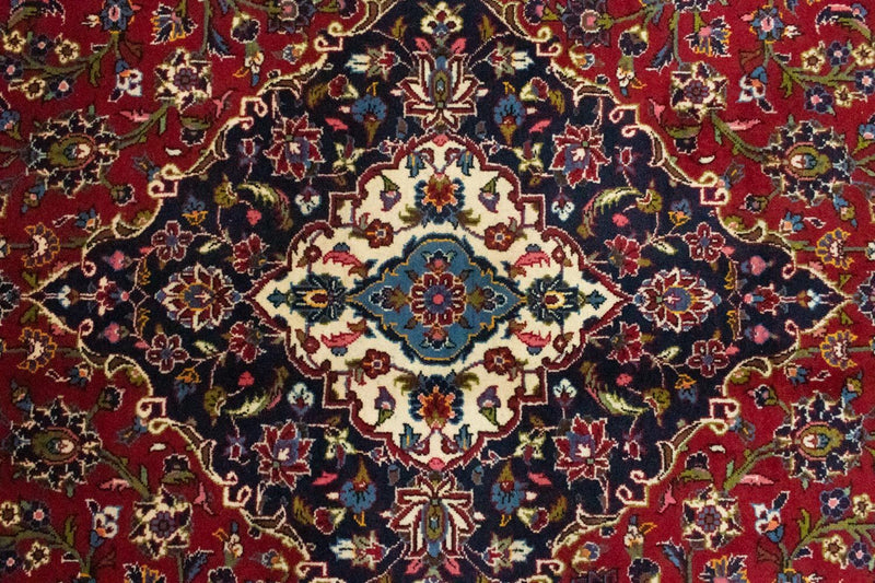 Perzisch tapijt - Keshan - 368 x 250 cm - rood