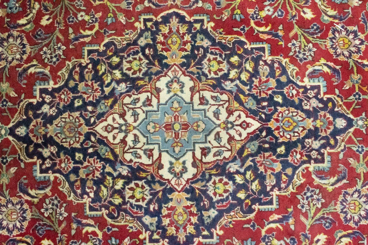 Perzisch tapijt - Keshan - 352 x 250 cm - rood
