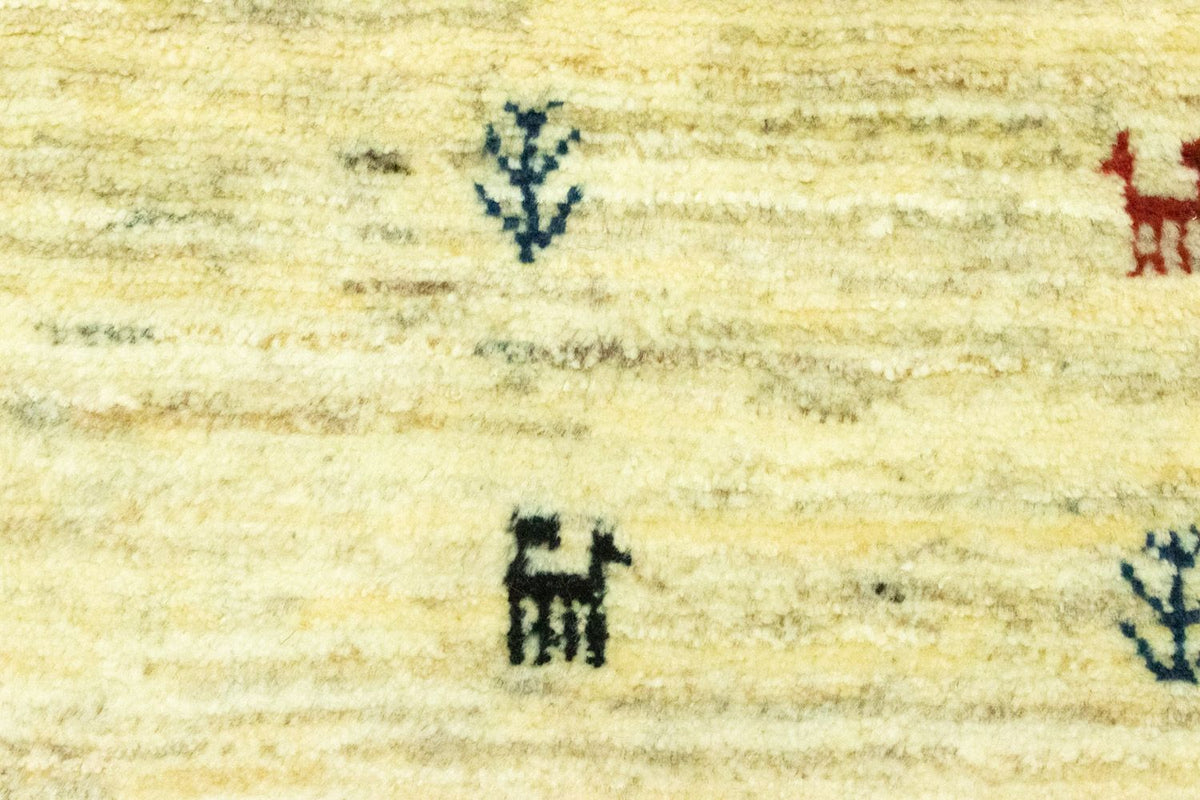 Loper Gabbeh tapijt - Perzisch - 219 x 75 cm - beige