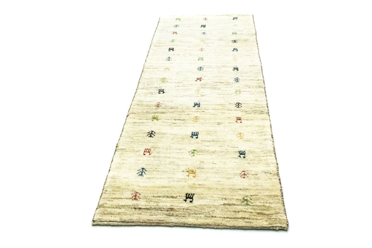 Loper Gabbeh tapijt - Perzisch - 219 x 75 cm - beige