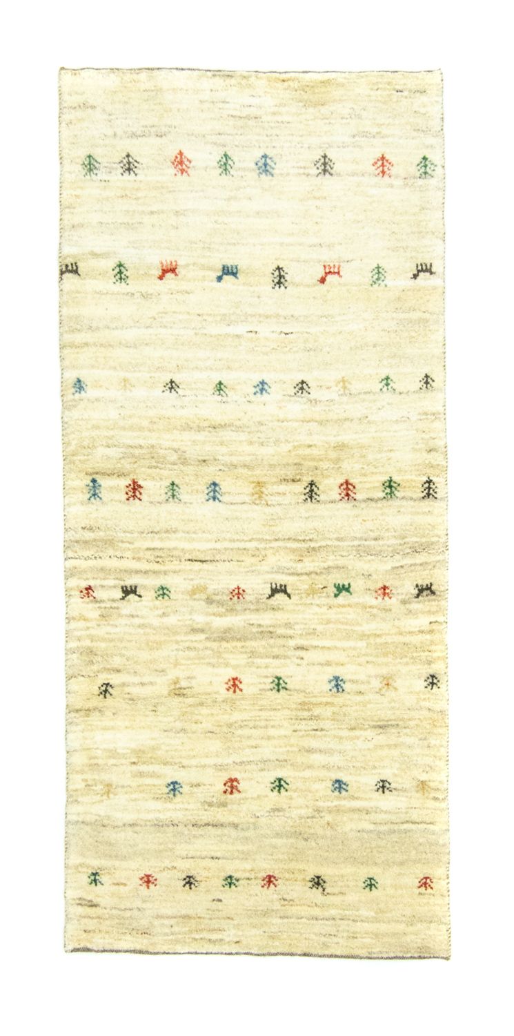 Loper Gabbeh tapijt - Perzisch - 184 x 82 cm - beige