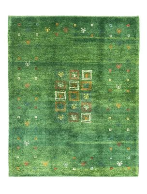 Gabbeh tapijt - Perzisch - 189 x 155 cm - groen