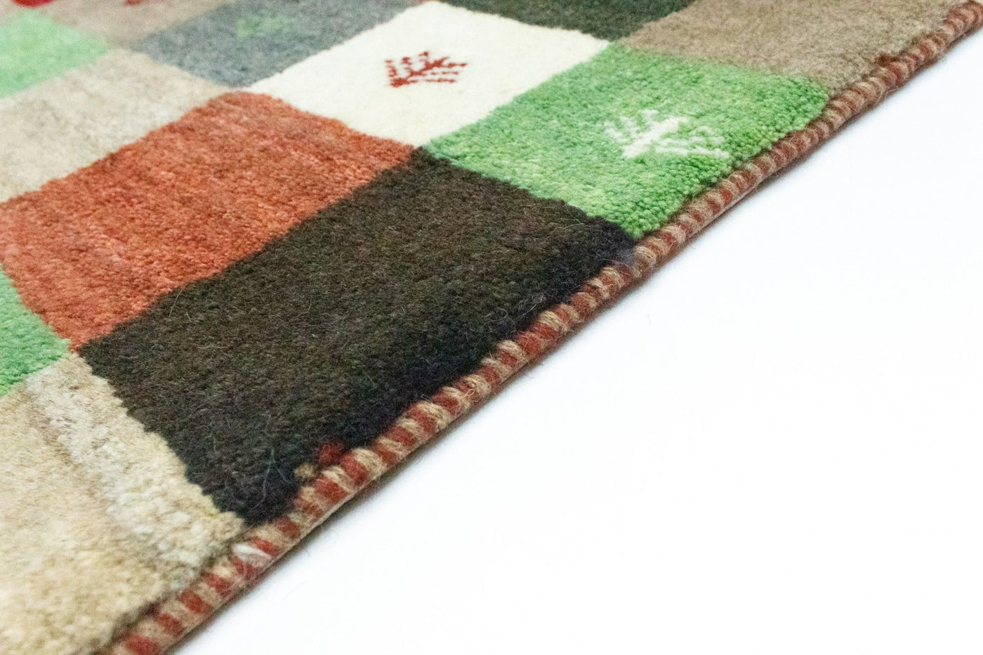 Perzische Gabbeh Tapijt 134x100cm - Perserteppich Wollteppich