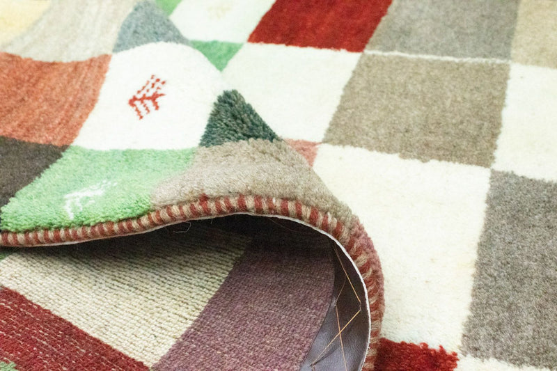 Gabbeh tapijt - Perzisch - 134 x 100 cm - gekleurd