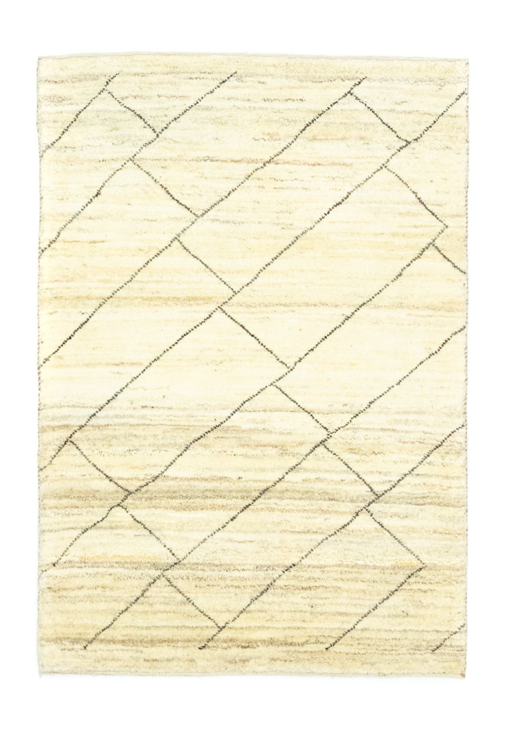Gabbeh tapijt - Perzisch - 140 x 98 cm - beige