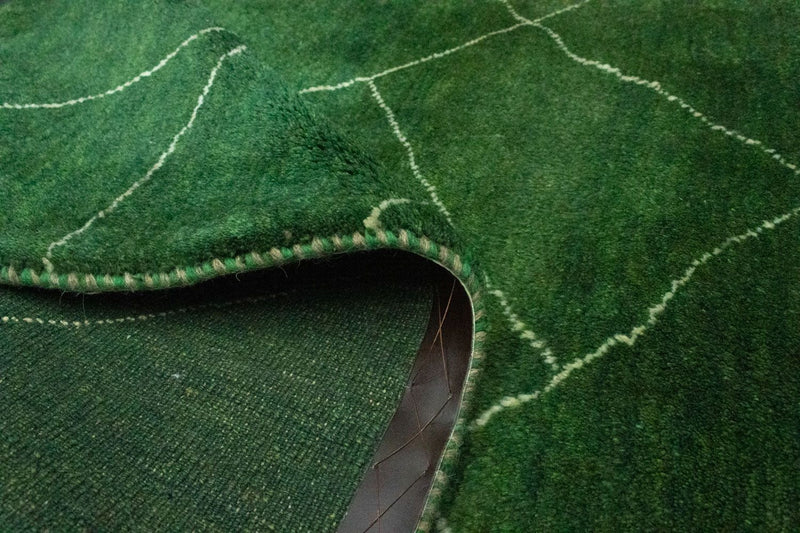 Gabbeh tapijt - Perzisch - 143 x 100 cm - groen