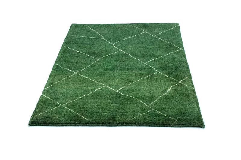 Gabbeh tapijt - Perzisch - 143 x 100 cm - groen