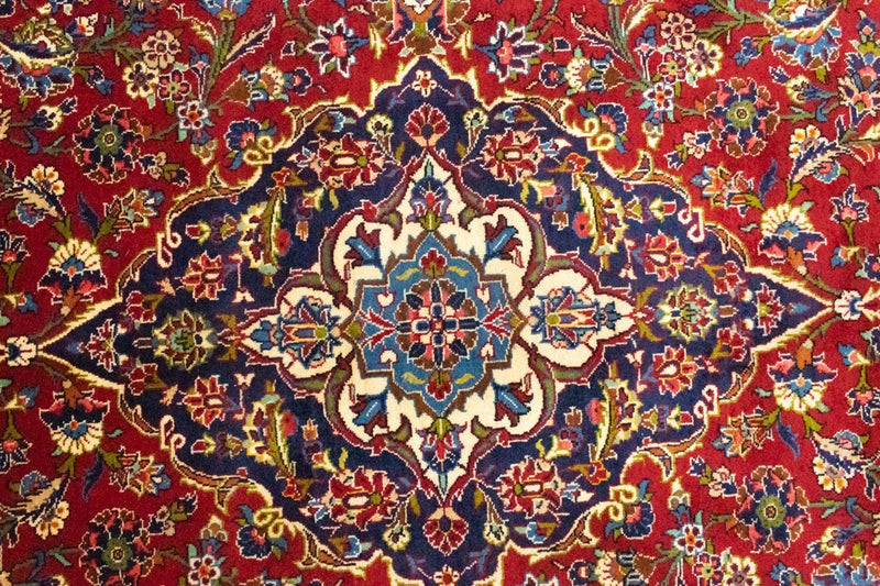 Perzisch tapijt - Keshan - 350 x 245 cm - rood