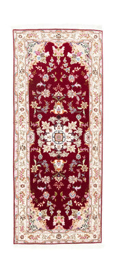 Loper Perzisch tapijt - Tabriz - Royal - 200 x 83 cm - rood