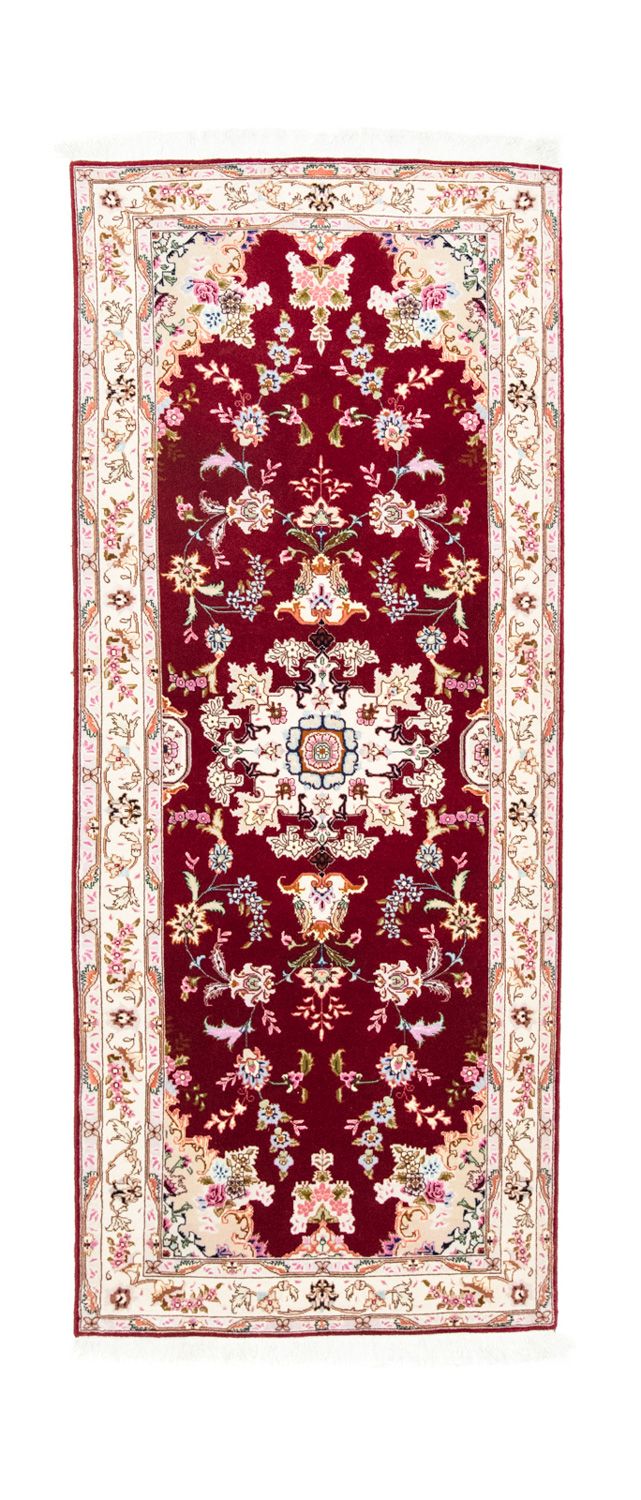 Loper Perzisch tapijt - Tabriz - Royal - 200 x 83 cm - rood