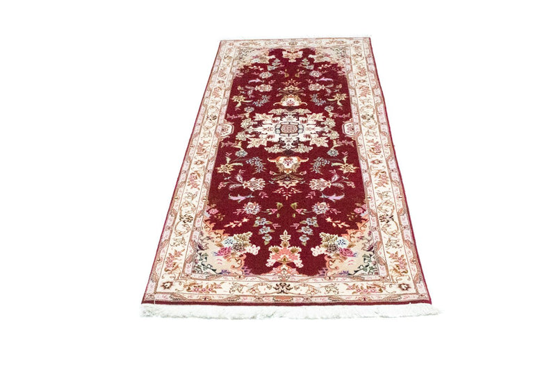 Loper Perzisch tapijt - Tabriz - Royal - 200 x 83 cm - rood