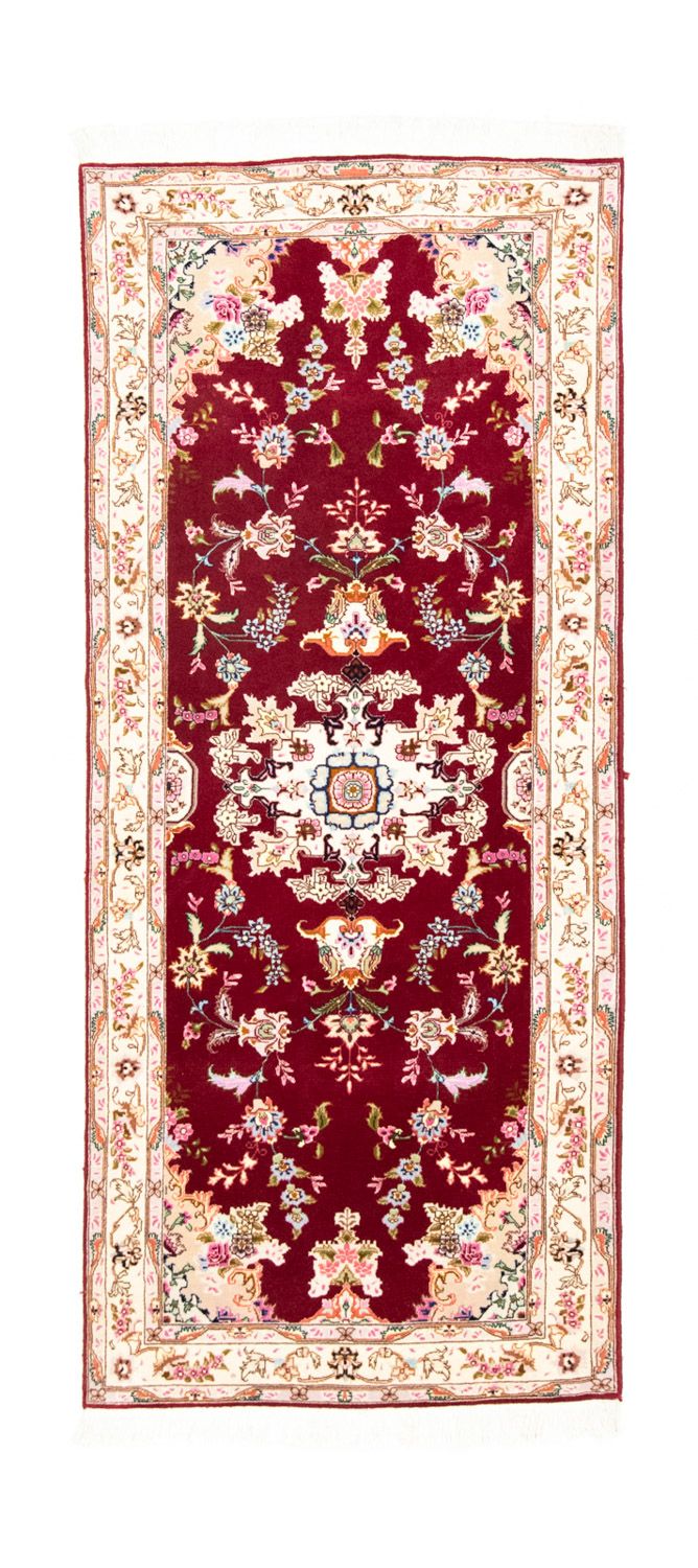 Loper Perzisch tapijt - Tabriz - Royal - 202 x 81 cm - rood