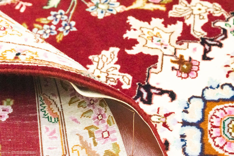 Loper Perzisch tapijt - Tabriz - Royal - 202 x 81 cm - rood