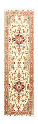 Loper Perzisch tapijt - Tabriz - Royal - 313 x 84 cm - beige