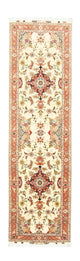 Loper Perzisch tapijt - Tabriz - Royal - 313 x 84 cm - beige