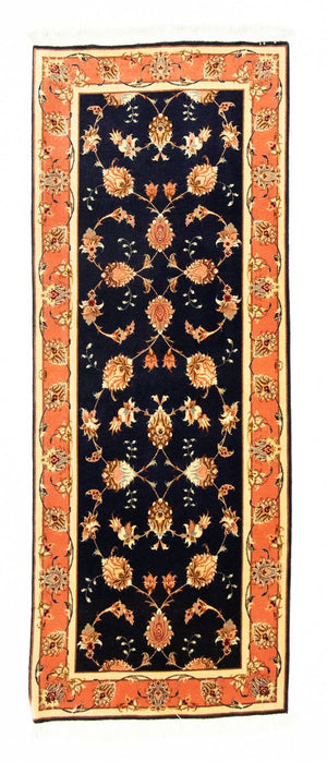 Loper Perzisch tapijt - Tabriz - Royal - 200 x 75 cm - zalm