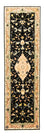 Loper Perzisch tapijt - Tabriz - Royal - 294 x 85 cm - zwart
