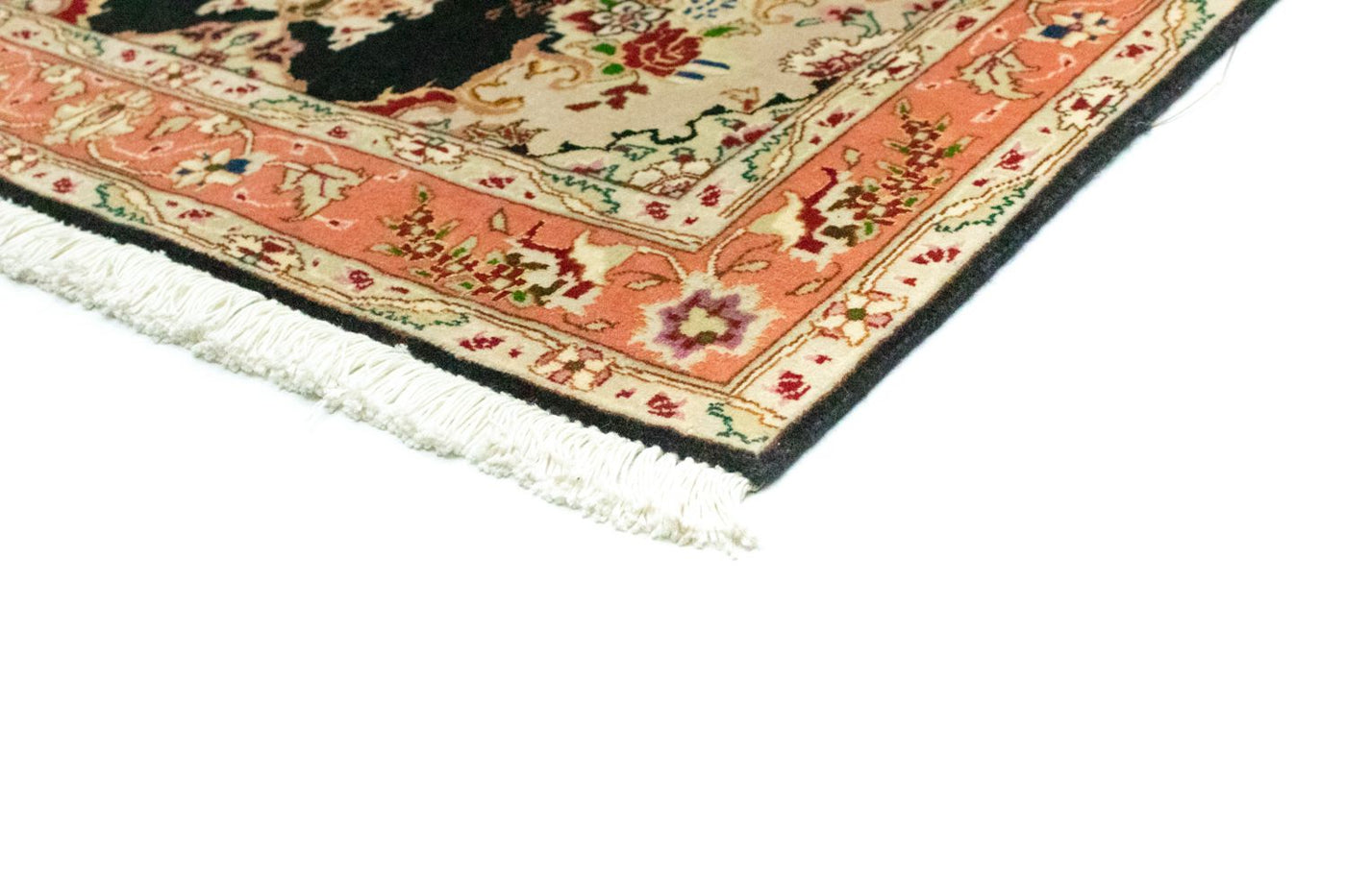 Loper Perzisch tapijt - Tabriz - Royal - 215 x 83 cm - zwart