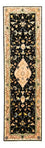 Loper Perzisch tapijt - Tabriz - Royal - 290 x 84 cm - zwart