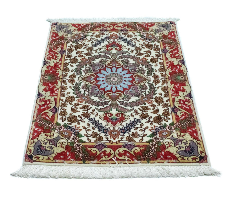 Perzisch tapijt - Tabriz - 97 x 63 cm - beige