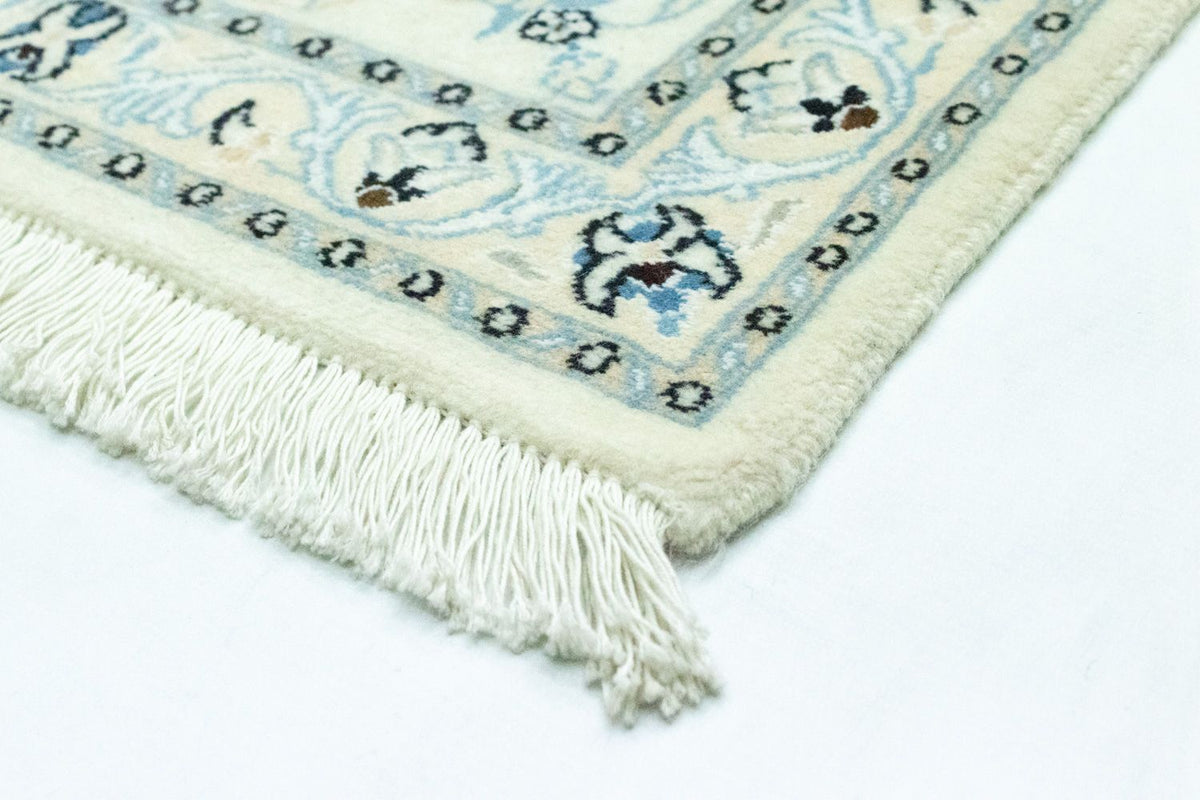 Loper Perzisch tapijt - Nain - 194 x 79 cm - natuurlijk wit