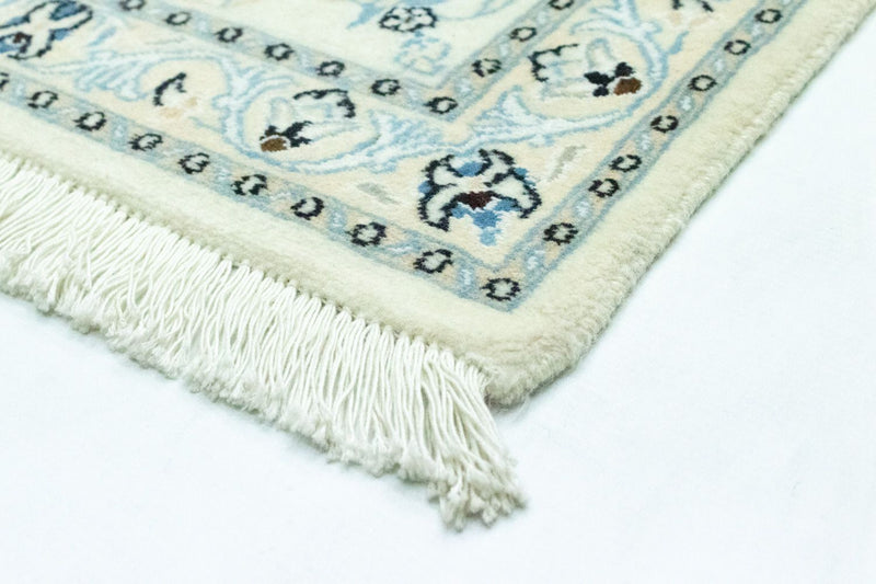 Loper Perzisch tapijt - Nain - 194 x 79 cm - natuurlijk wit