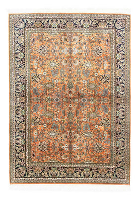 Zijden tapijt - Kashmir Silk - 181 x 130 cm - roest