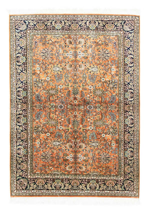 Zijden tapijt - Kashmir Silk - 181 x 130 cm - roest