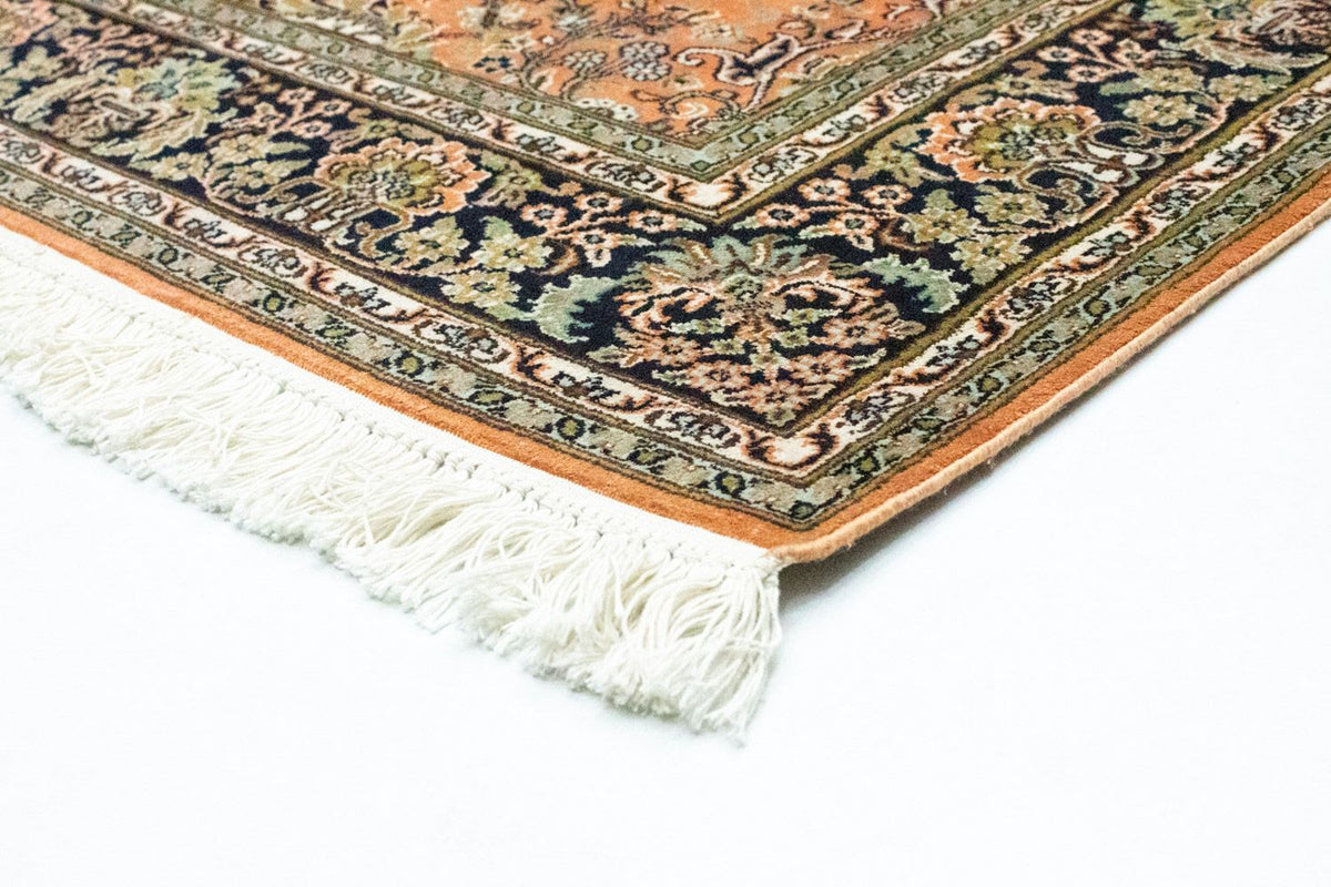 Zijden tapijt - Kashmir Silk - 181 x 130 cm - roest