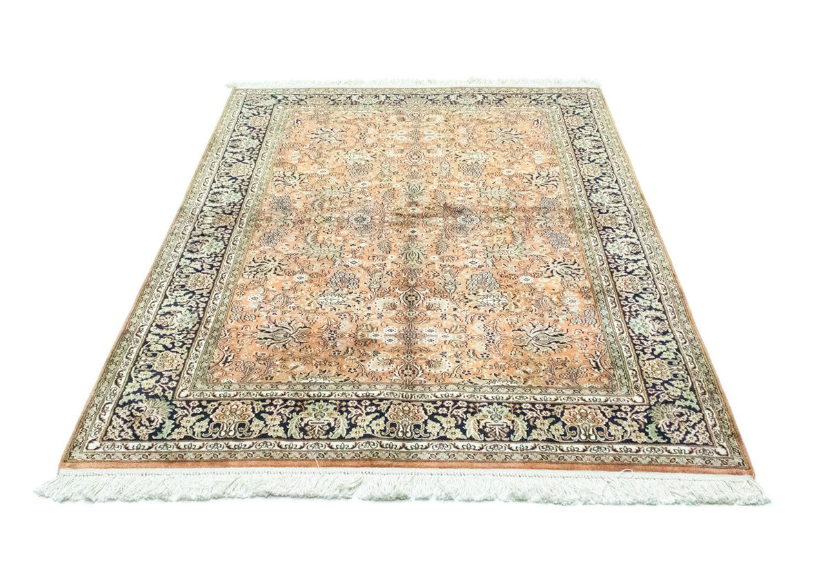 Zijden tapijt - Kashmir Silk - 181 x 130 cm - roest