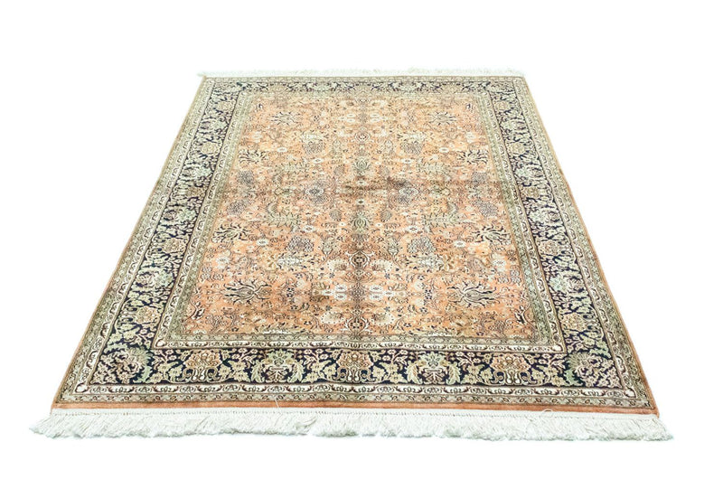 Zijden tapijt - Kashmir Silk - 181 x 130 cm - roest