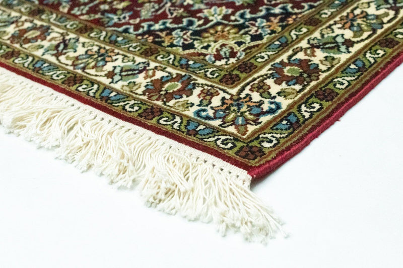 Zijden tapijt - Kashmir Silk - 95 x 63 cm - rood