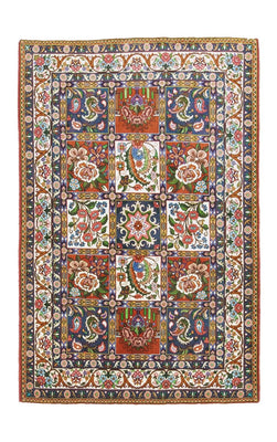 Perzisch tapijt - Bijar - 205 x 135 cm - veelkleurig