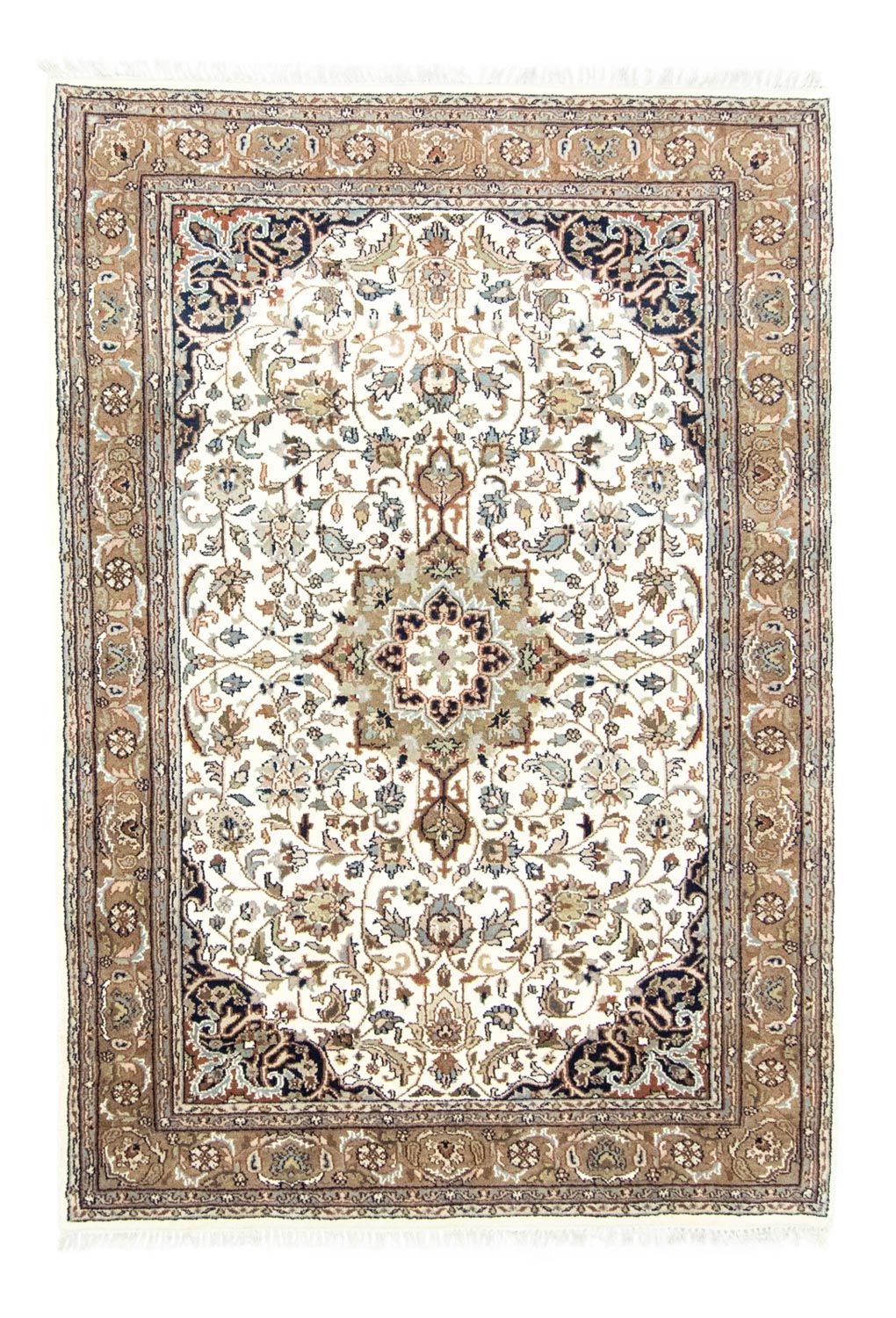 Perzisch tapijt - Bijar - 242 x 168 cm - beige