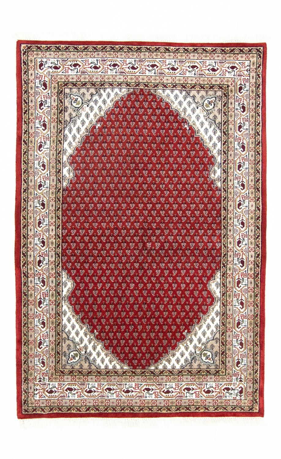 Perzisch tapijt - Bijar - 181 x 122 cm - rood