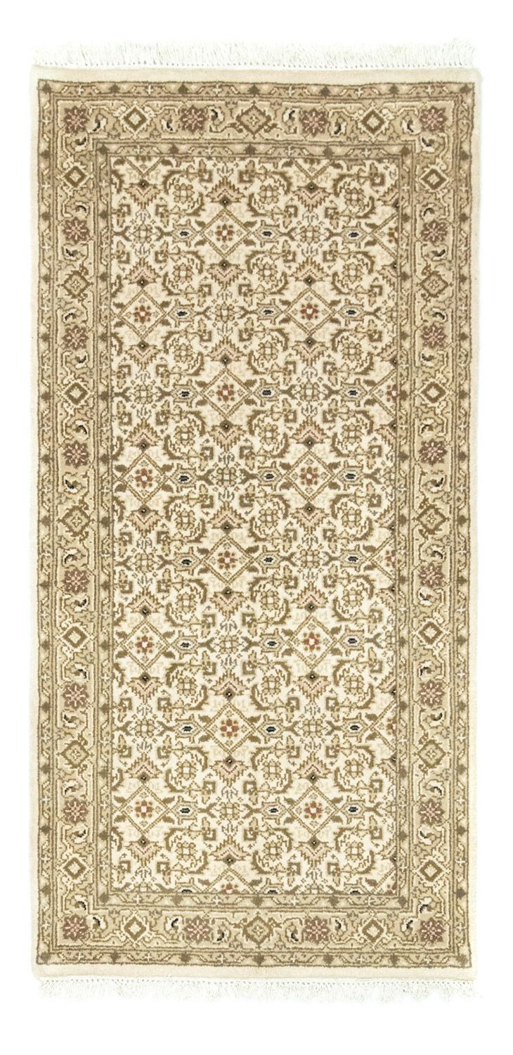Loper Perzisch tapijt - Bijar - 141 x 70 cm - beige