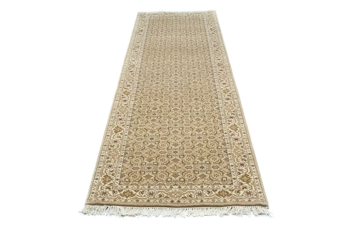 Loper Perzisch tapijt - Bijar - 296 x 80 cm - beige