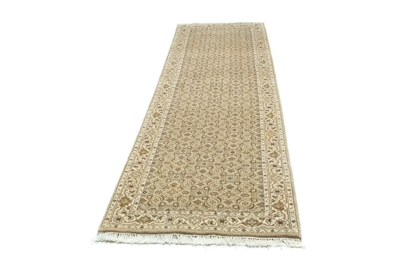 Loper Perzisch tapijt - Bijar - 306 x 82 cm - beige