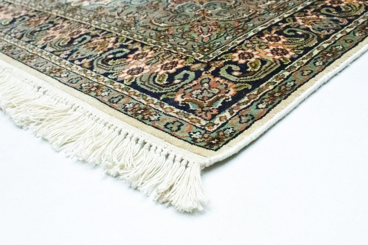 Zijden tapijt - Kashmir Silk - 150 x 95 cm - beige