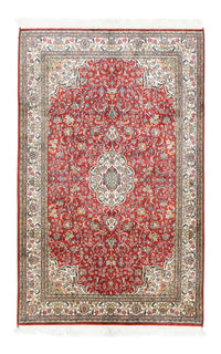Zijden tapijt - Kashmir Silk - 159 x 100 cm - rood