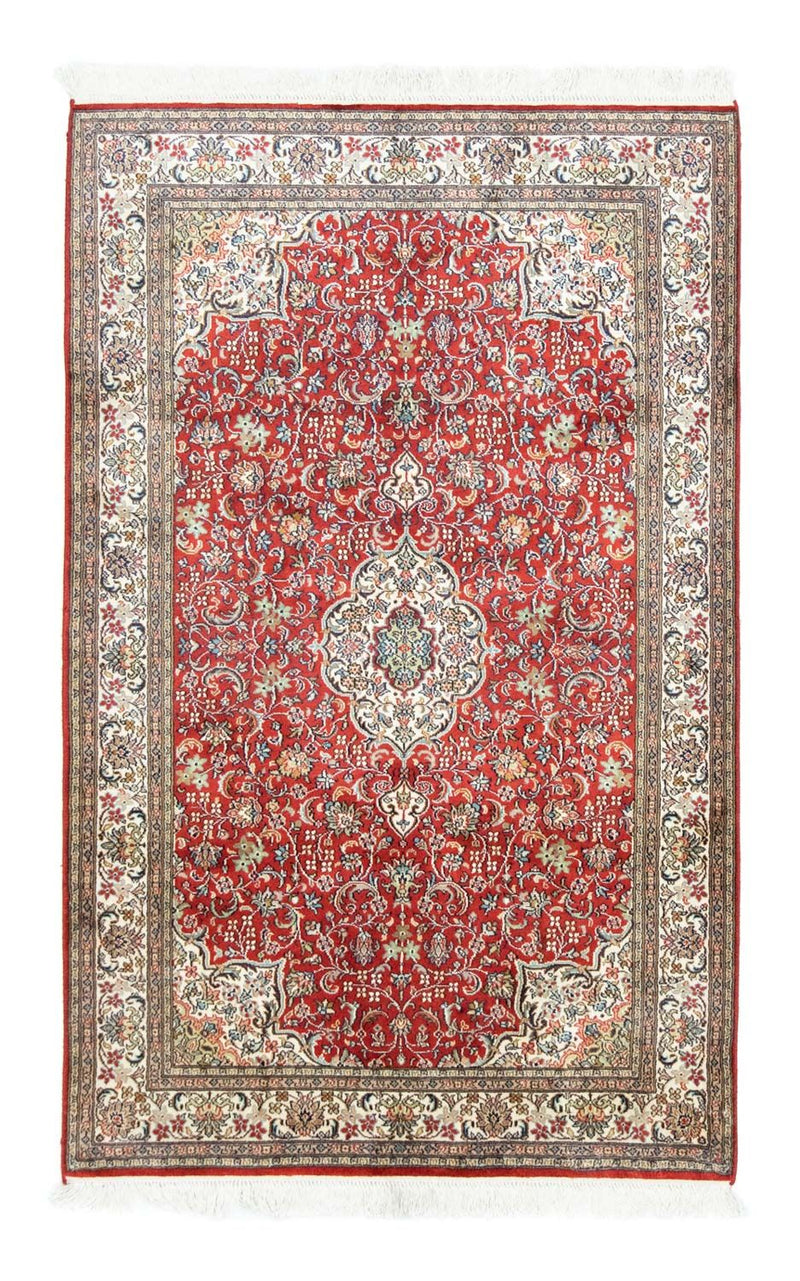 Zijden tapijt - Kashmir Silk - 159 x 100 cm - rood
